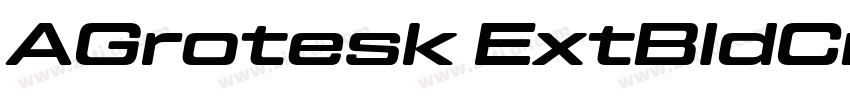 AGrotesk ExtBldCnd字体转换